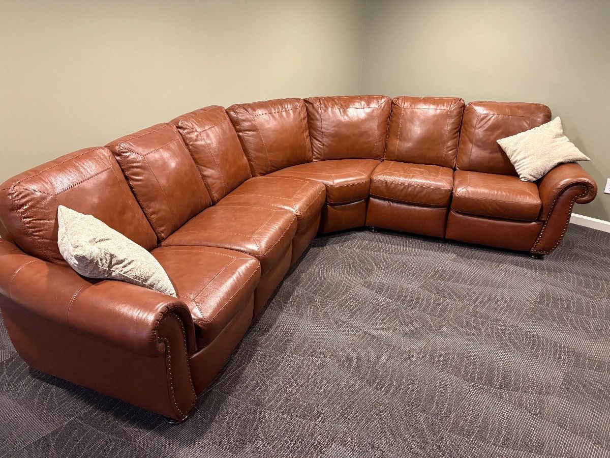 Wonderful Leather Sectional!