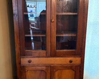Antique China Hutch Kitchen Cupboard