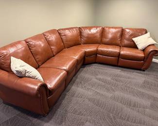 Wonderful Leather Sectional!