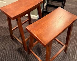 Pair Vintage Stools
