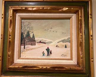 J. McKenney Mid Century Era Painting