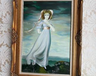 . . . large oil painting