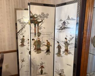. . . Asian-themed room divider