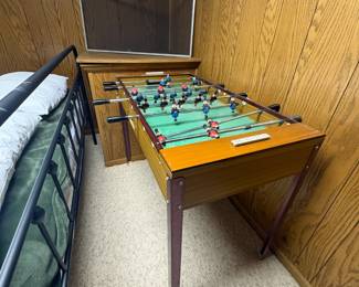 . . . foosball game