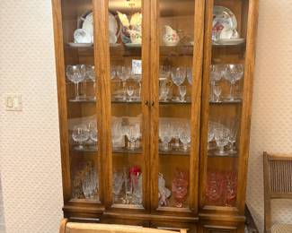 . . . with matching china hutch