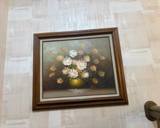 . . . floral oil painting