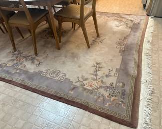 . . . beautiful Asian-themed area rug