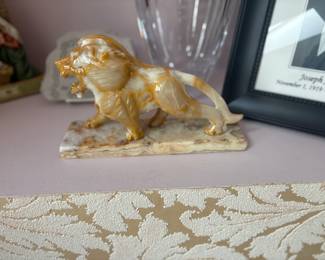 . . . marble lion