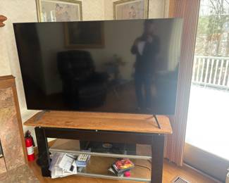. . . large flat-screen TV
