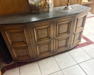 . . . nice wall accent table