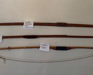 3 Long Bows with Arrows - $200