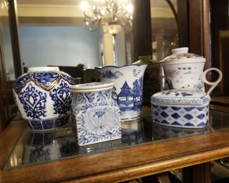 Blue and White Porcelain Pieces