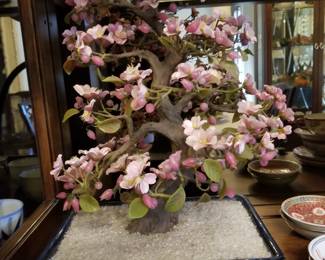 Japanese Glass Bonsai Tree