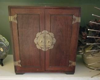 Asian Campaign Style Jewelry Chest