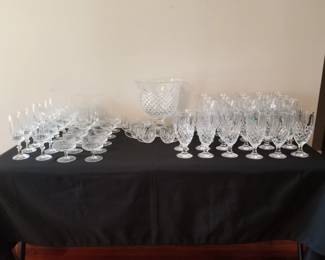 Crystal Stemware and Compote