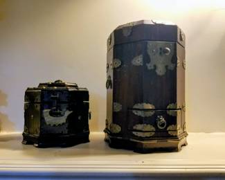 Asian Campaign Style Decorative Boxes
