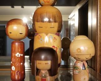 Japanese Kokeshi Dolls