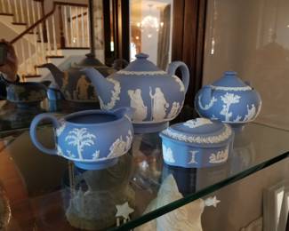 Wedgwood Blue Jasperware Pieces