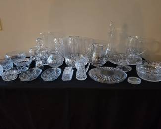 Crystal and Glass Serving Pieces
