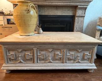 Coffee table with drawers