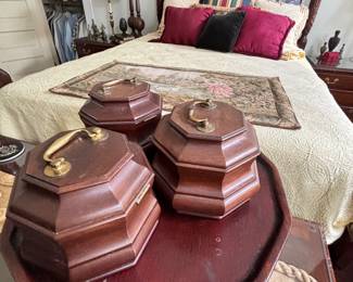 Assorted Tea Caddies