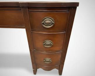 Vintage Mahogany Vanity with Mirror