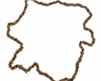 Tumbled Tigers Eye Chip Necklace