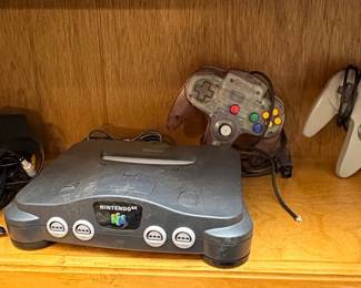 Nintendo Console with Controllers