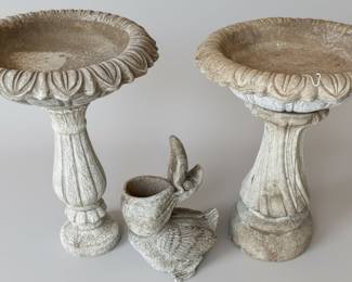 Animal Planter and Bird Bath