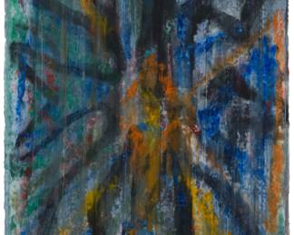  215 Charles "Chuck" Arnoldi (b. 1946) Untitled, 1990 Monotype/Monoprint in oil on thick handmade-type paper Signed, dated, and inscribed lower right: Arnoldi / 8/30/1990 / S.B. © 31" H x 23" W Estimate: $1,500 - $2,500