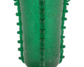 223 A Murano art glass vase 20th century Unmarked 13" H x 8.5" Dia. Estimate: $200 - $300