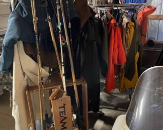 … more fishing tackle and great hunting outerwear 