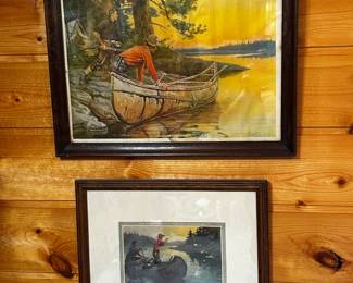 . . . canoeing prints