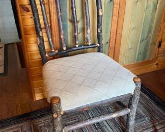 … rustic chair 