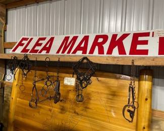 … vintage Flea Market sign 