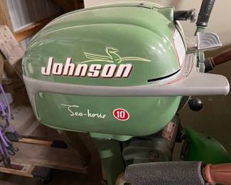 … another vintage Johnson outboard motor