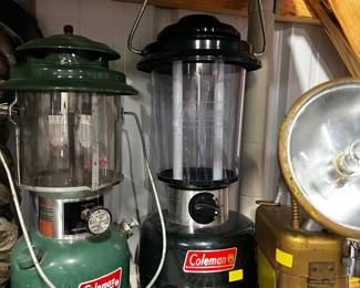 . . . two Coleman lanterns