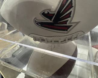 Falcons signed footballs