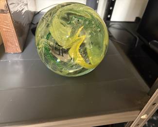 . . . great art-glass paper weight