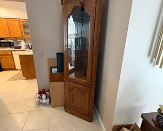 . . . corner cabinet