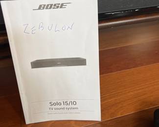 Bose Solo 15/10 TV Sound System With remote.  $90.00