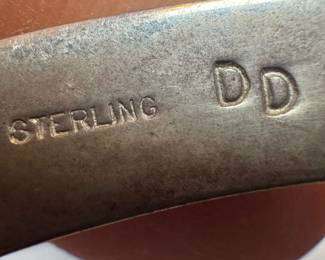 Stering Silver w/ Stone Inlay Necklace by Navajo David Rosales Supersmith Shalako