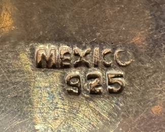 Sterling Silver & Amber Pendant