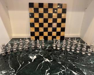 Roman Period Themed Chess Set - Die Cast Metal Material