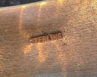 Sterling Silver with Multi-Stone Intarsia Inlay Cuff Bracelet