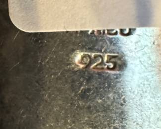 Sterling Silver & Jasper Pendant