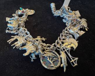 Sterling Silver Charm Bracelet