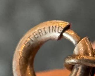 Sterling Silver Necklace with Sterling Silver & Navajo Turquoise Pendant by Jane Popovitch