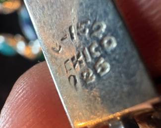 Sterling SIlver & Vintate Artisian Necklace