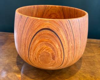Rude Osolnik - Osolnik Originals Hand-Turned Laminate Wood Bowl - '77